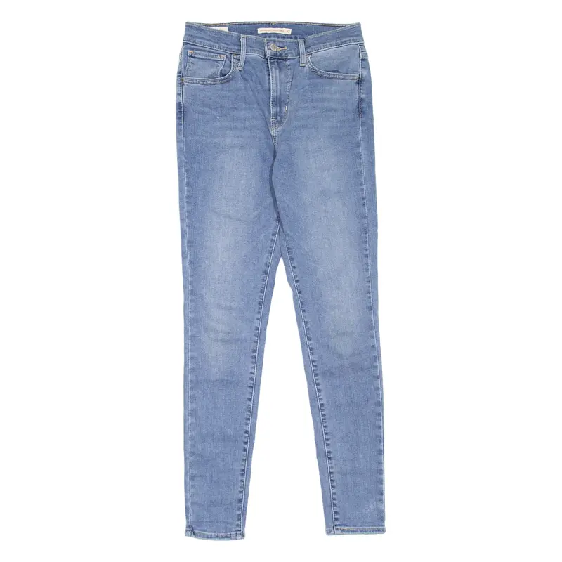 LEVI'S 720 High Rise BIG E Womens Jeans Blue Slim Skinny W27 L30