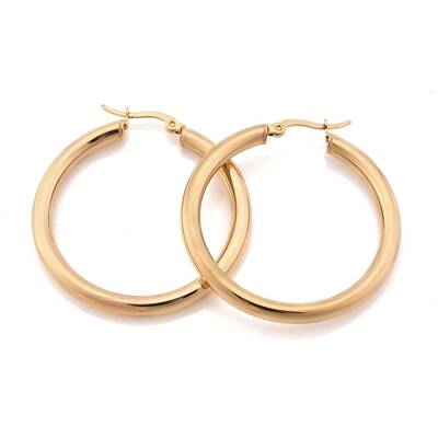 304 Stainless Steel Hoop Earrings