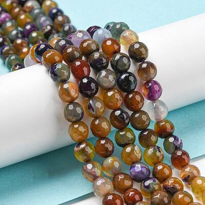 Natural Agate Beads Strands