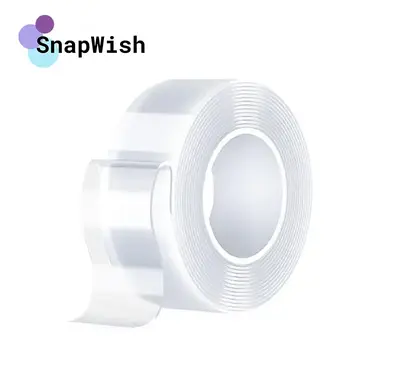 Heavy Duty(9.85FT), Nano Double Sided Adhesive Tape, Clear Mounting Tape Picture Hanging Adhesive Strips. Double Sided Tape H...