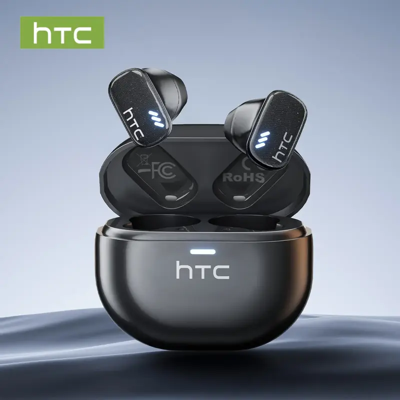 HTC NE16 Wireless Earbuds Bluetooth 6.0 Earphones Waterproof Wireless Earphones, Suitable for Office, Sports, Study and Audio...