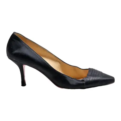CHRISTIAN LOUBOUTIN Pump Heels Black Synthetic Womens UK 6