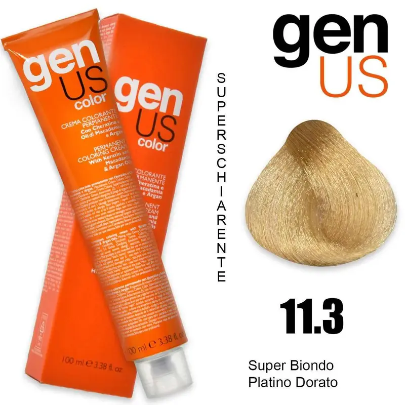 Crema Colorante Permanente Genus 100 Ml 11.3