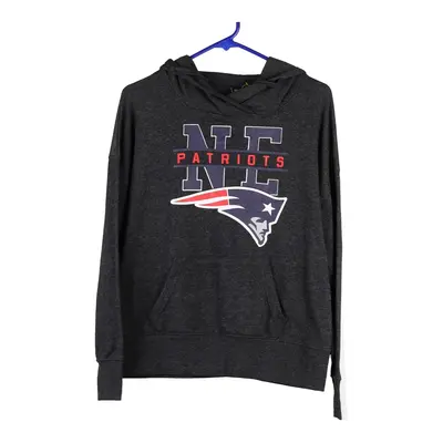 New England Patriots Nfl NFL Hoodie - Small Grey Cotton