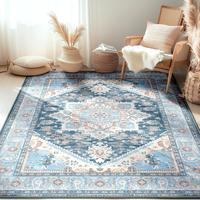 BESTSWEETIE Machine Washable Area Rugs for Living Room Floor Carpet Doormat Vintage Runner Rug for Bedroom Indoor Dinning Roo...