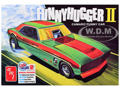 Skill 2 Model Kit Chevrolet Camaro Funny Car Funny Hugger II 1/25 Scale Model by AMT