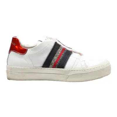 REPLAY Sneaker Trainers White Leather Womens UK 4