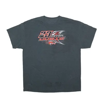 FERRIS RACING Devon Dobie Racing T-Shirt Grey Short Sleeve Mens L