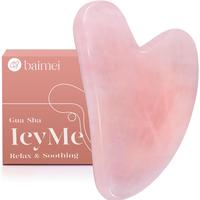 BAIMEI Gua Sha Facial Tool for Self Care, Massage Tool for Face and Body Treatment, Relieve Tensions and Reduce Redness, Skin...