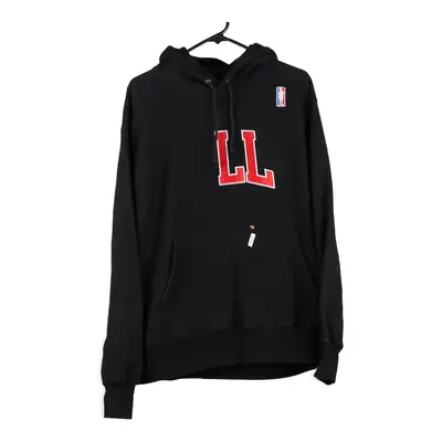 Reverse Weave Champion Hoodie - Large Black Cotton Blend