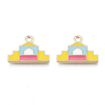 Alloy Enamel Pendants