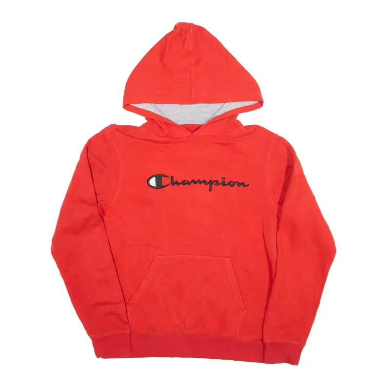 CHAMPION Hoodie Red Pullover Boys XL
