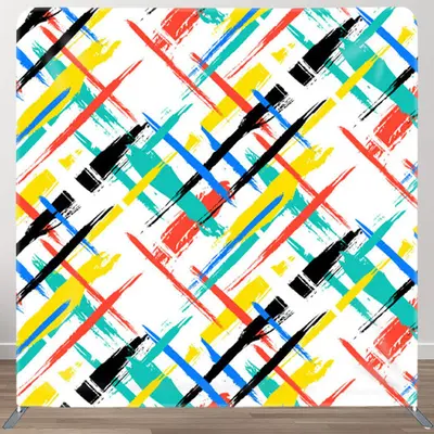 Aperturee Colorful Paint Splash Birthday Party Backdrop Cover - Aperturee