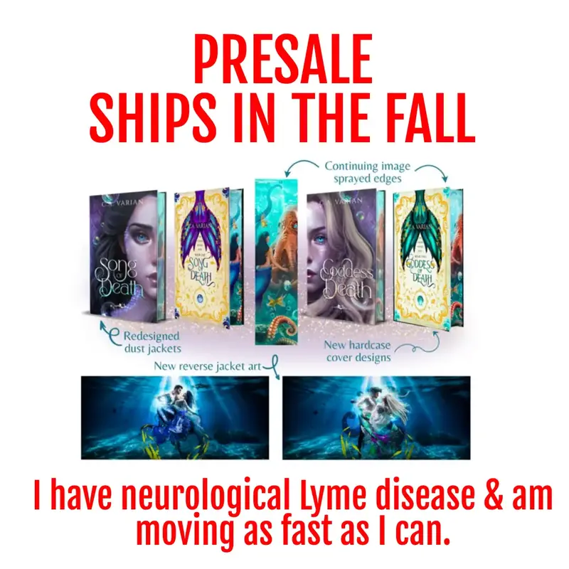 Dark Mermaid Romance - Song of Death & Goddess of Death Companion Duet Special Editions Hardcover Presale Ships in the Fall -...