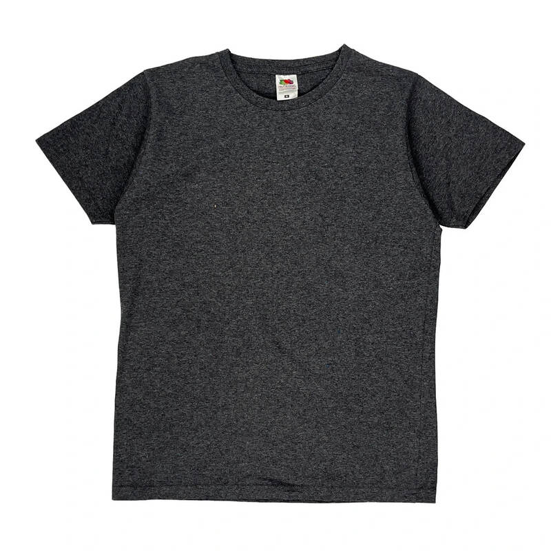 Fruit Of The Loom T-Shirt - Medium Grey Cotton Blend