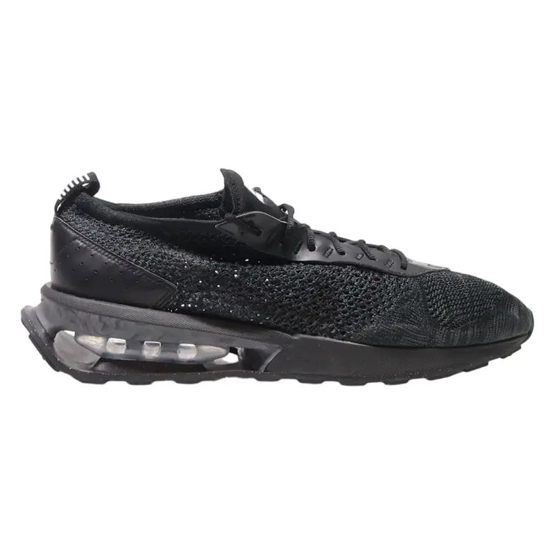 NIKE Air Max Flyknit Racer Sneaker Trainers Black Synthetic Mens UK 9