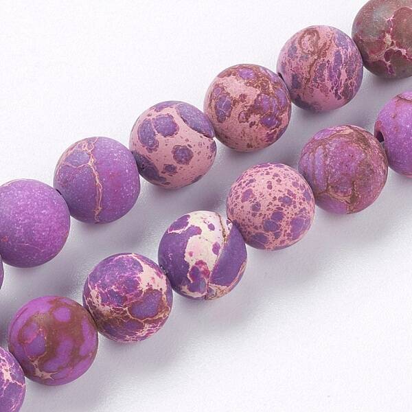 Natural Imperial Jasper Beads Strands