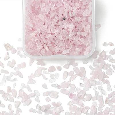 50G Natural Rose Quartz Chip Beads