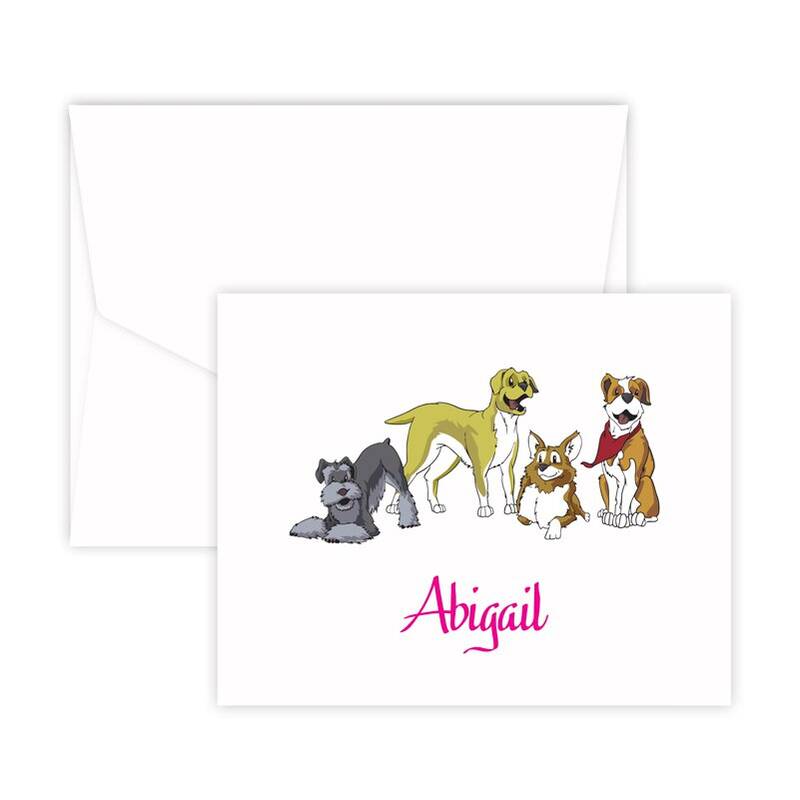 Dog Note - Digital Print - Fairfax Stationery