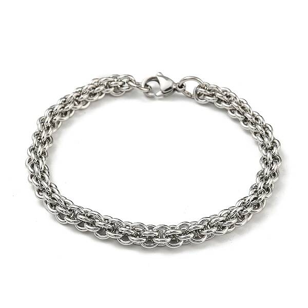 Non-Tarnish 201 Stainless Steel Rope Chain Bracelets