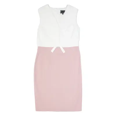 PHASE EIGHT Womens Pencil Dress Pink Sleeveless Midi UK 14