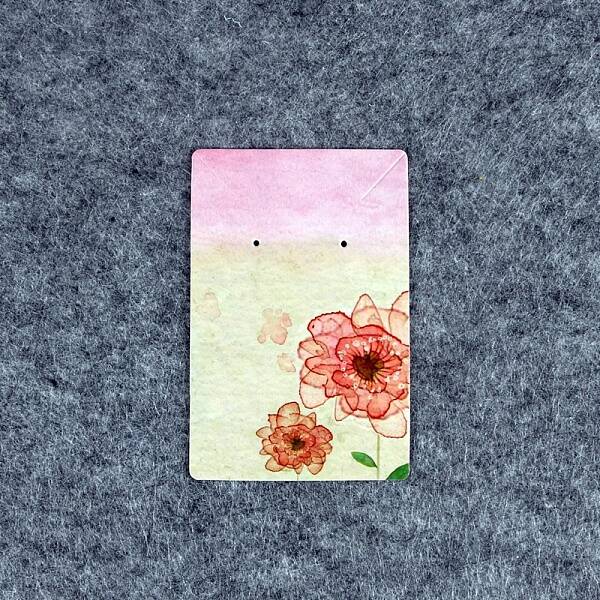 100Pcs Paper Jewelry Display Cards for Earrings Necklaces Display