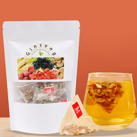 Kidney Tea Formula Ginseng Five Treasute，Combination Scented Tea，Herbal Health Beverage，Chinese Kidney Tea for Men and ...