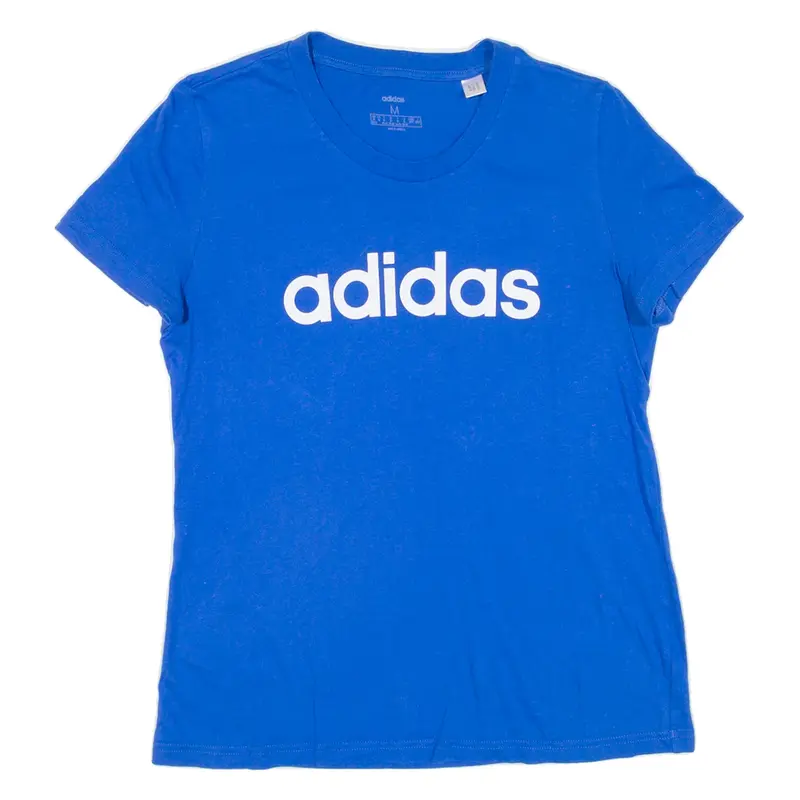 ADIDAS Mens T-Shirt Blue M