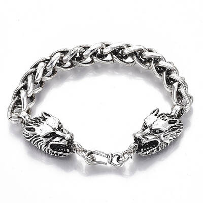 Men's Alloy Wheat Chain Bracelets