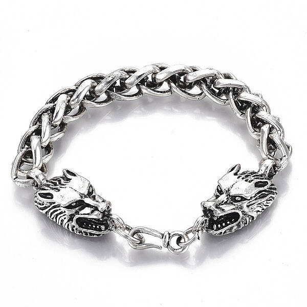 Men's Alloy Wheat Chain Bracelets