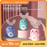 Baby Toothbrush Non - Manual |U-shaped |2 - 14 Years, Soft Bristles, BPA Free | 2 - 4 Pack