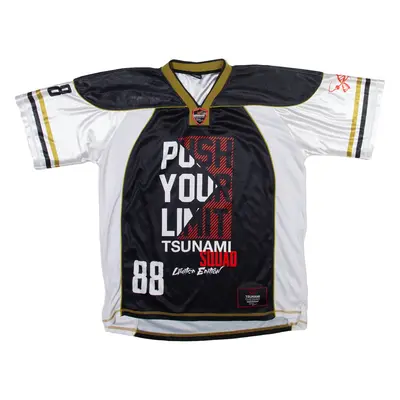 TSUNAMI CLOTHING Mens Jersey Black V-Neck M