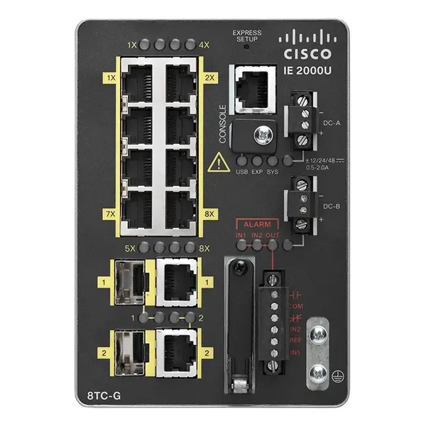 Cisco IE-2000U-8TC-G | Industrial Ethernet IE 2000U Series IE-2000U-8TC 8 x FE Ports 10/100BAse-TX + 2 X GE Combo Ports Layer...