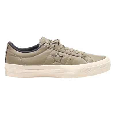 CONVERSE Low Top Trainers Green Leather Mens UK 6