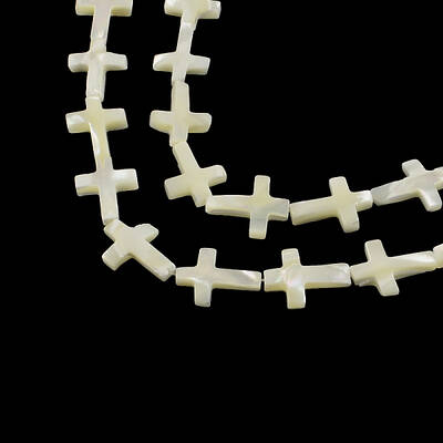 Cross Natural Trochid Shell/Trochus Shell Beads Strands