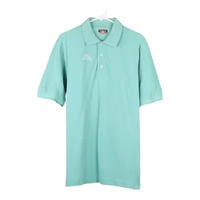 Kappa Polo Shirt - Large Blue Cotton