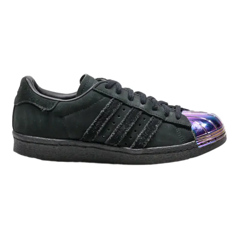 ADIDAS Sneaker Trainers Black Leather Womens UK 4