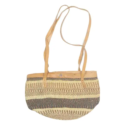 Womens Shoulder Bag Beige Striped