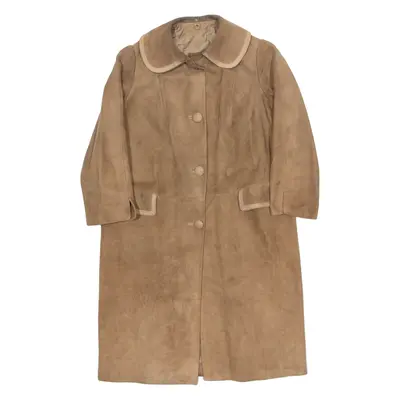 Womens Trench Coat Brown 90s M