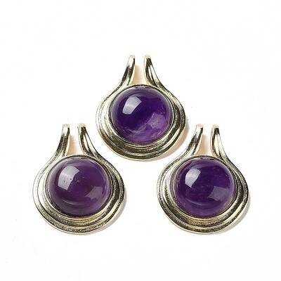 Natural Amethyst Pendants