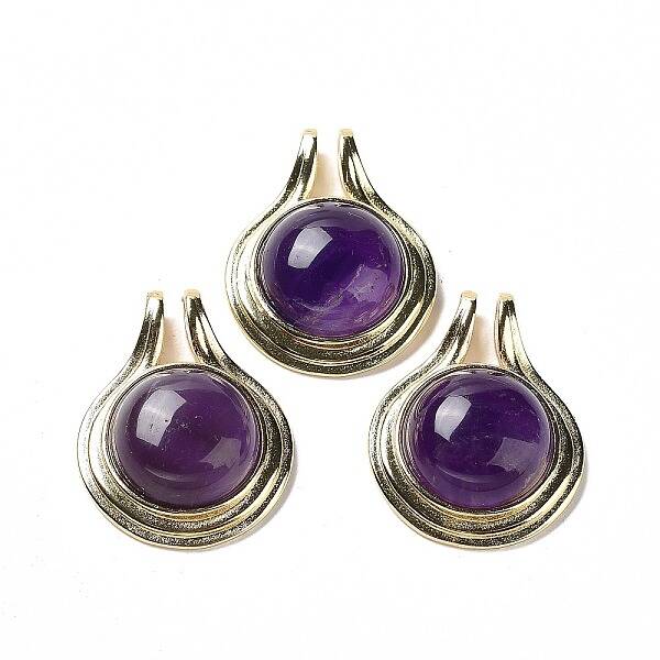 Natural Amethyst Pendants