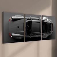 Fashion Car Pattern Canvas Painting with Frame, 3 Counts/set Modern Wall Art, Wall Decor for Home Interior Living Room Bedroo...