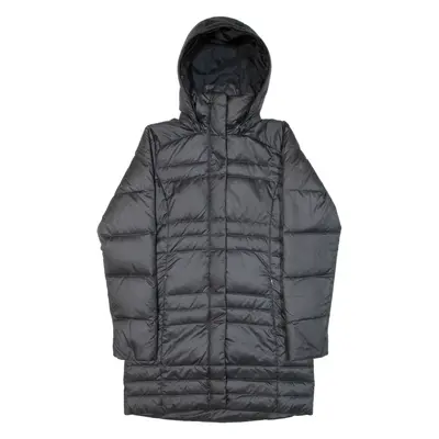COLUMBIA Insulated Womens Puffer Coat Black Hooded XS