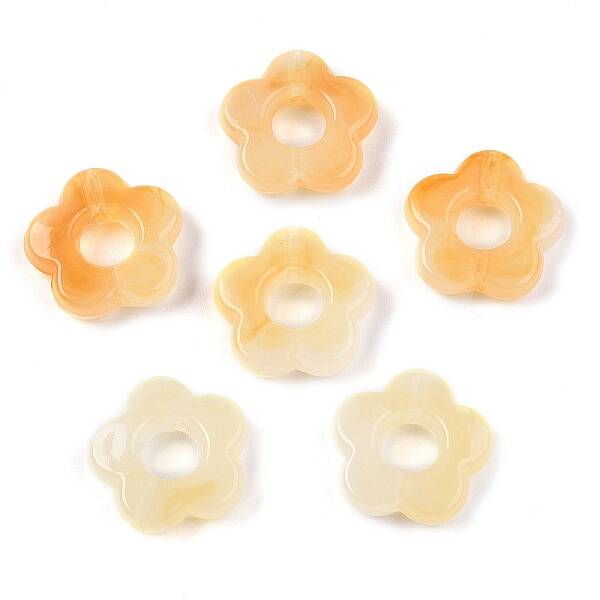 Gradient Color Transparent Acrylic Beads