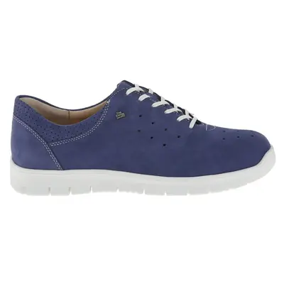 Finn Comfort 2851 Barletta Nubuck Women's Shoes - Blue - Size:US 10-10.5 Women