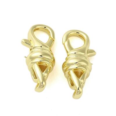 Brass Lobster Claw Clasps