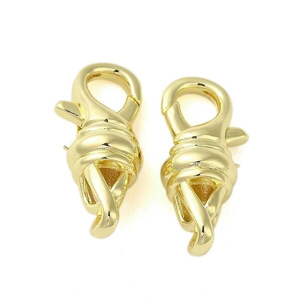 Brass Lobster Claw Clasps
