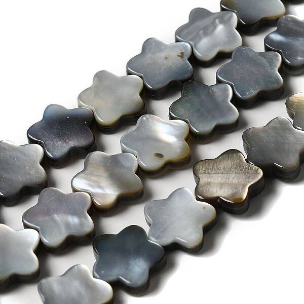 Natural Black Lip Shell Beads Strands