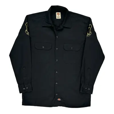 Security Dickies Shirt - Medium Black Polyester Blend | Size: medium