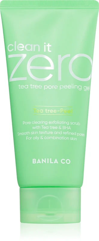 Banila Co. clean it zero Tea Tree Pore Peeling Gel Smoothing Exfoliant for Enlarged Pores 120ml